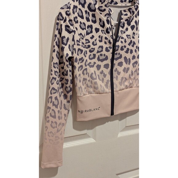 Noire Blanc Size XS Leopard Gradient Jacket - Picture 6 of 9
